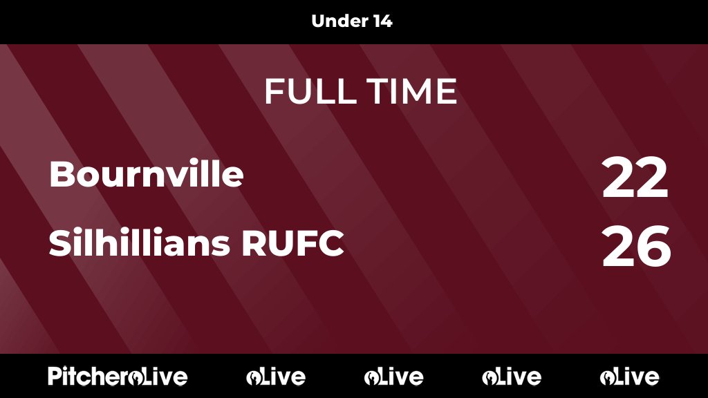 FULL TIME: Bournville 22 - 26 Silhillians RUFC
#BOUSIL #Pitchero
silhillians.com/teams/6194/mat…