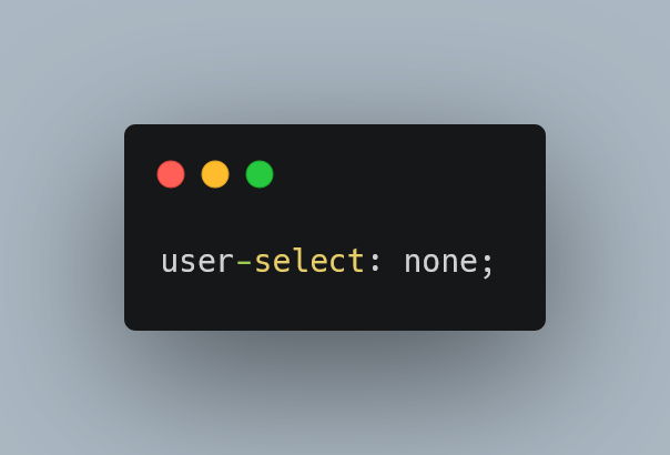 gauravnumber's tweet image. 🚫 Disable text selection for a button? Easy!

#CSS #BeginnerTips #DevTricks