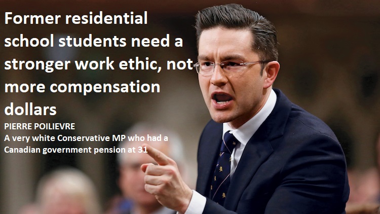 roulinski's tweet image. I think one of the main reasons why @PierrePoilievre is keeping residential school denier @AaronGunn as a @CPC_HQ candidate is, Aaron does reflect the core values of todays Conservatives, they really don't like #IndigenousPeoples 
#racism #bigotry #MapleMAGA