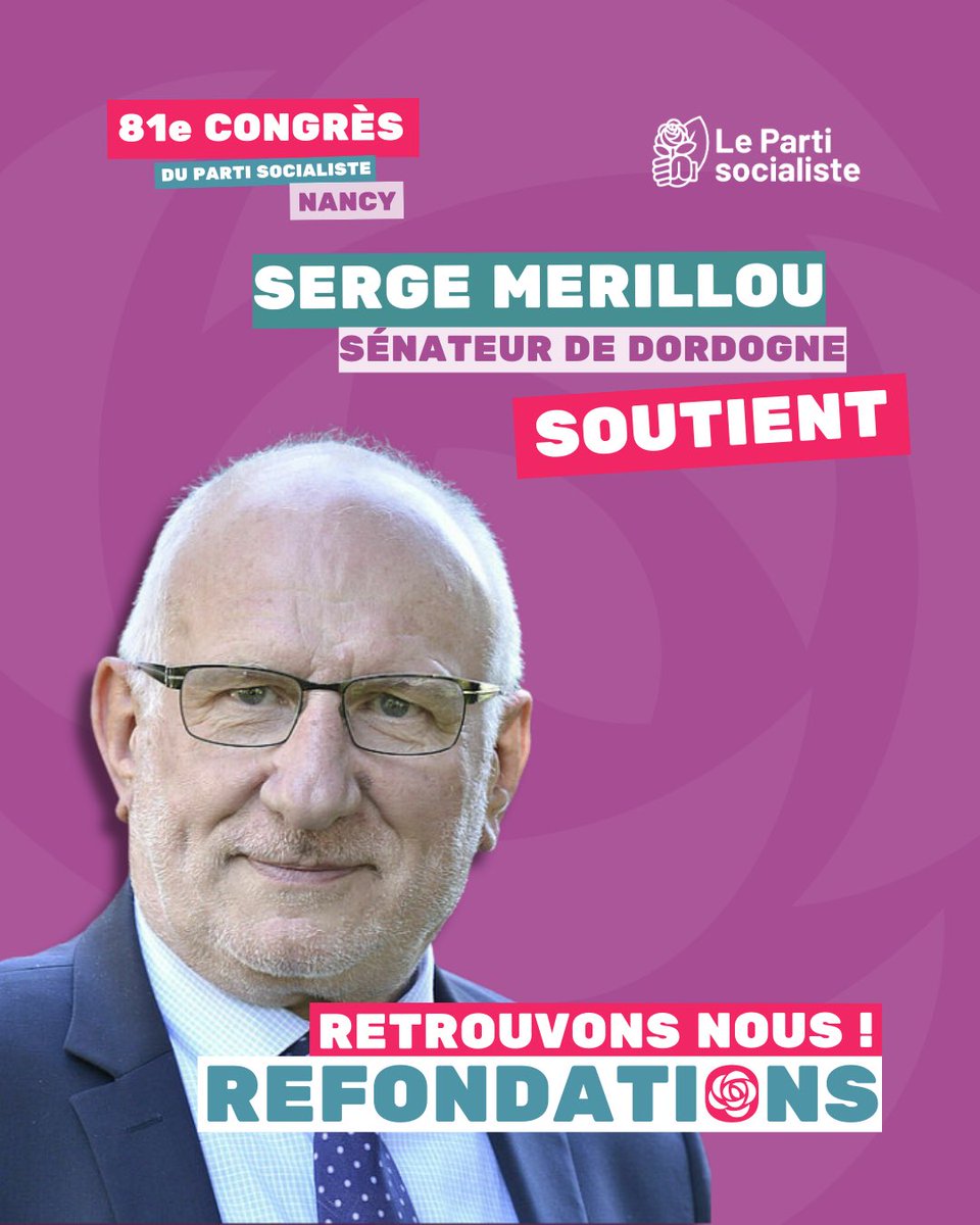 Refondations (@refondations1) on Twitter photo Le sénateur de Dordogne <a href="/MerillouSerge/">Serge Mérillou</a> soutient la contribution Retrouvons nous - Refondations 🌹✊
Pour retrouver notre texte et toutes nos propositions, c’est par ici 👉 refondations.com Le sénateur de Dordogne <a href="/MerillouSerge/">Serge Mérillou</a> soutient la contribution Retrouvons nous - Refondations 🌹✊
Pour retrouver notre texte et toutes nos propositions, c’est par ici 👉 refondations.com