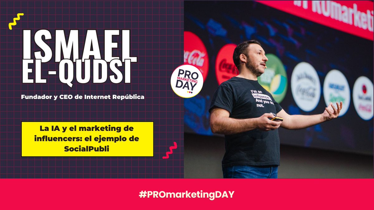 Bea Martín Calvo (@beamartincalvo) on Twitter photo En #PROmarketingDAY <a href="/elqudsi/">Ismael El-Qudsi</a> nos ha enseñado a detectar los mejores influencers para nuestra marca sin entrar en conflictos con competidores 🔝 En #PROmarketingDAY <a href="/elqudsi/">Ismael El-Qudsi</a> nos ha enseñado a detectar los mejores influencers para nuestra marca sin entrar en conflictos con competidores 🔝