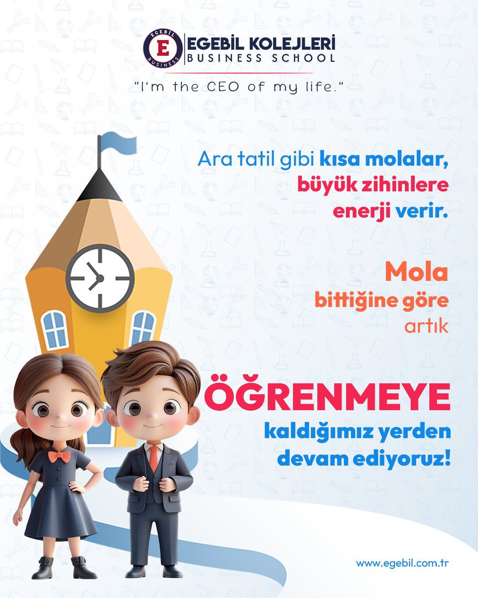 Enerjimizi topladığımıza göre öğrenmeye kaldığımız yerden devam!

#egebil #eğitim #özelokul #business #businessschool
#backtoschool