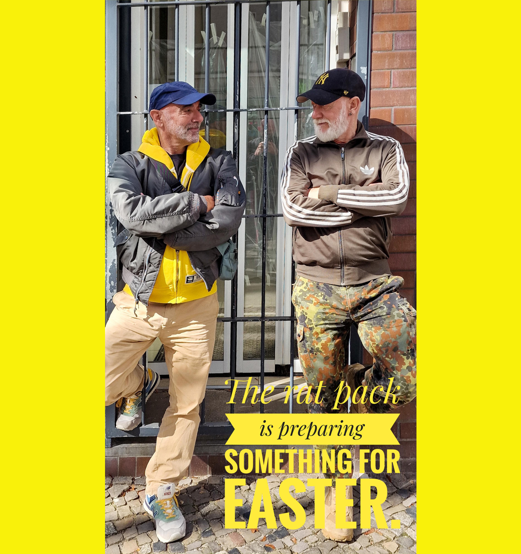 From next Saturday (April 12), we'll be looking back at Easter 2024 - let us surprise you. 
Ab dem kommenden Samstag (12. April) blicken wir zurück auf Ostern 2024. Lasst euch überraschen..
#romeoundromeo #fetish #easterberlin #blf #slfc #ecmc #Nollendorfkiez #fetish #fetisch