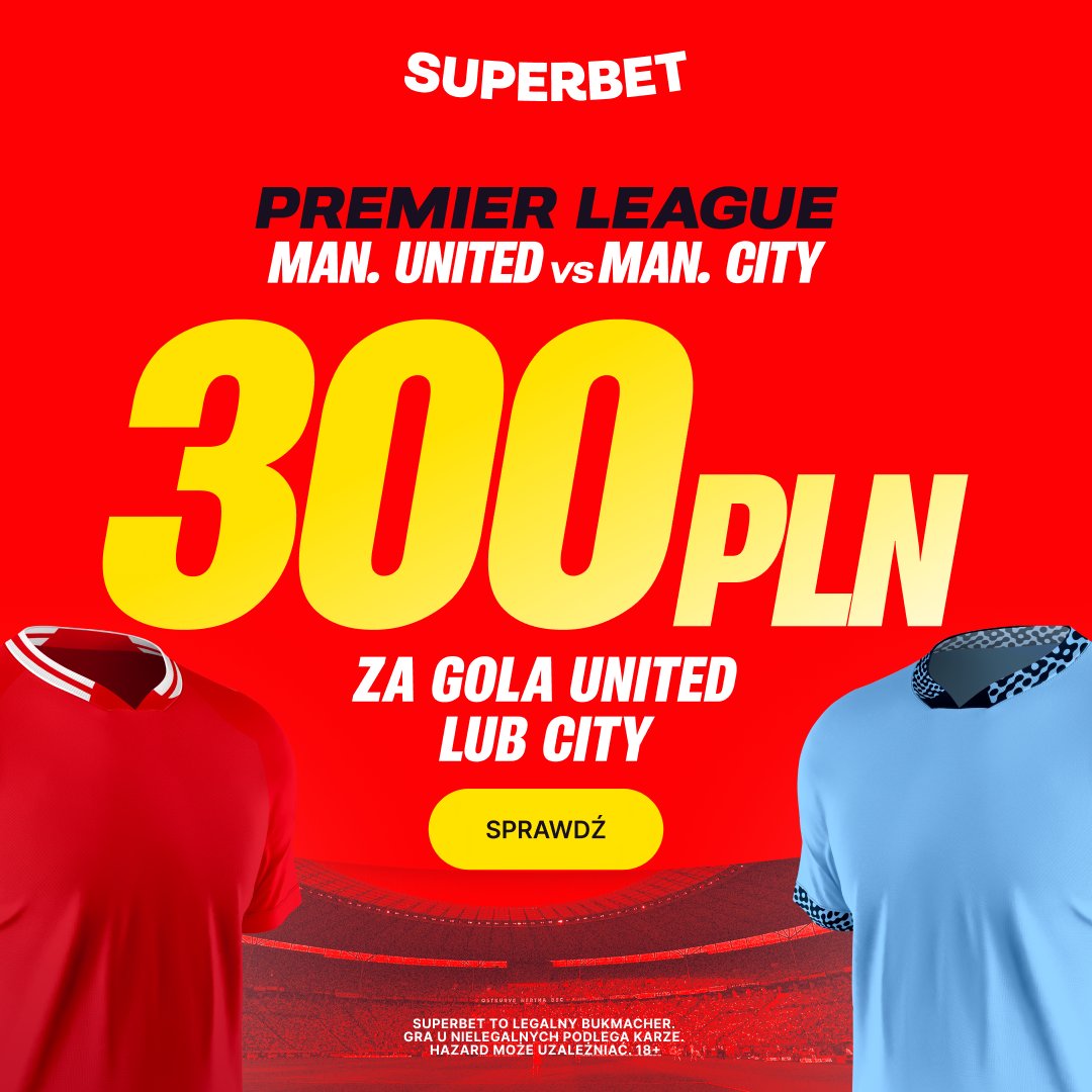 🚨KONKURS 5x20zł FREEBET 
Kolejna szansa na zgarnięcie bonusu z promocji, którą daje nam bukmacher 😎 Jeśli macie jakieś pytania to piszcie PV. Poniżej posta macie dodatkowo konkurs 🫡

➡️ Zakładasz konto z tego linku: betside.pl/go/superbet z kodem BETSIDE,
➕ Zaznaczasz zgody