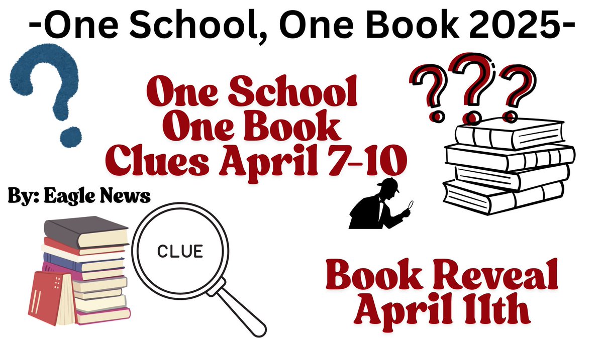 @AshlawnITC (@ashlawnitc) on Twitter photo One School, One Book is back! Thank you Ashlawn PTA! Eagles are you ready for your first clue? <a href="/Ashlawneagles/">Ashlawn Eagles</a> One School, One Book is back! Thank you Ashlawn PTA! Eagles are you ready for your first clue? <a href="/Ashlawneagles/">Ashlawn Eagles</a>
