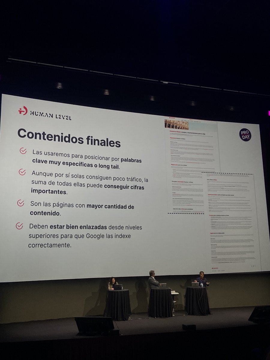 Turno de: Human Level con ”El SEO, clave en el éxito del lanzamiento de un nuevo sitio Web enseñandonos un ejercicio práctico de una gran cuenta.

Por mi parte, como buena obsesa del  buen diseño, he de decir que me gusta mucho  diseño de los slides e info.🔵 #PROmarketingDAY