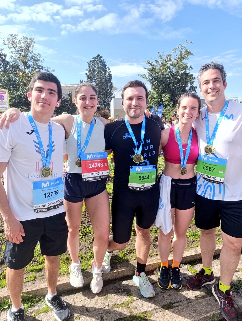 ¡Misión cumplida! 🎉 El equipo USF (Urology Special Force) ha conquistado la línea de meta del <a href="/mediodemadrid/">Movistar Madrid Medio Maratón</a> 🏃‍♂️🏃‍♀️ ¡Nos vemos en la próxima aventura! 💪

#MovistarMadridMedioMaratón #MMMadrid2025 #RunningMadrid #USFTeam