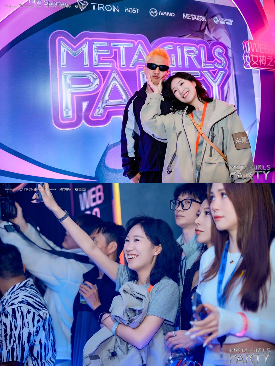 XiHe_EventPro's tweet photo. 完美落幕|MetaGirls👸
#METAERA #SNOWPOINT #TRON #Metagirls
又和小伙伴们见面啦~
@minimisue2022 @Joy_MetaEra @LOYALLUYAO @joakja @GCLUB_WEB3 @nancy_c813 @CcWeb3Space @xiejiayinBitget @fei_daisy96071 https://t.co/Uvv7KYDM4f