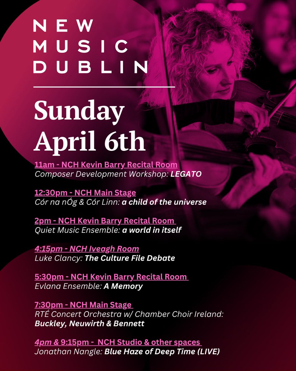 ✨SUNDAY PROGRAMME!

newmusicdublin.ie/sunday-6th-apr…

#NMD2025