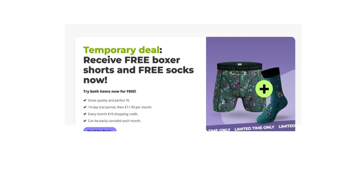 OrtegaDoro84372's tweet image. Great news!!
#FreeShorts
#FreeSocks
#FreebiesAlert
#FreeClothes
#GiveawayTime
#SockGiveaway
#ShortsGiveaway
#FreeStyleEssentials
#GetItFree
#LimitedTimeFreebie
#ComfyAndFree
#FreeWardrobeUpgrade
#NoCostStyle
#ClaimYourFreebies

Link:  tinyurl.com/5n96avsm