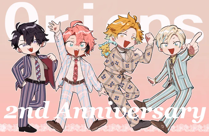 遅くなりましたが2周年おめでとうございます!#Oriens2周年 #オリ絵ンス 