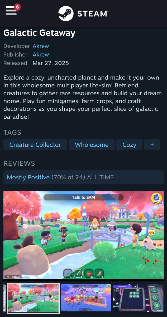 We're back to mostly positive on steam! I've been working all week on fixes and hoping to turn the negative reviews positive this upcoming week!