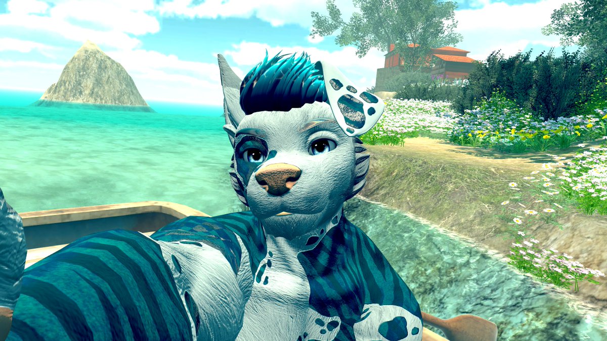 Hi there, do you want a lil trip on my boat?

#Furry #VRChatPhotos #VRChat #Dog #Furrydog #Winterpaw #Puppy