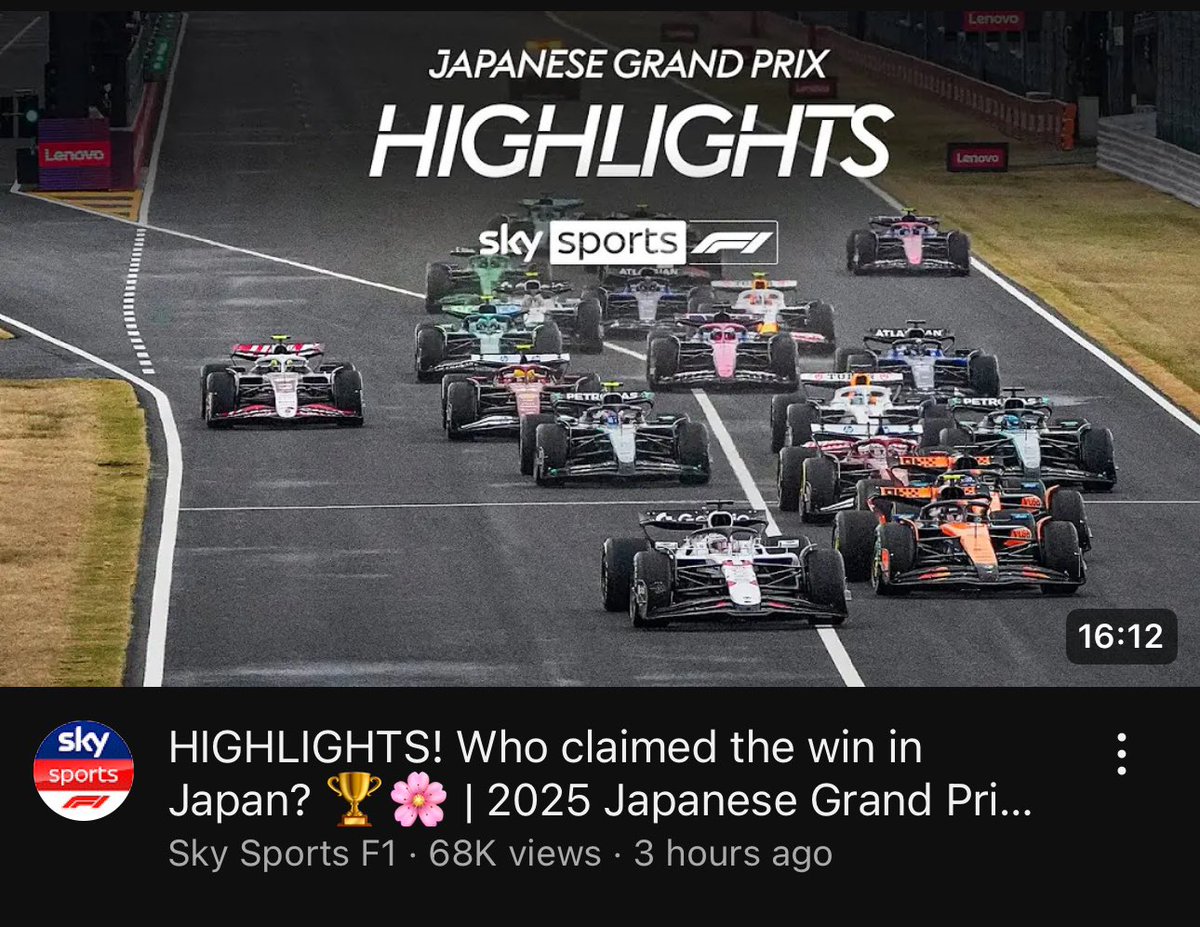 lmj1904's tweet photo. Where did 16 minutes of highlights come from? 
Slow stops? https://t.co/b3MtjAIihG