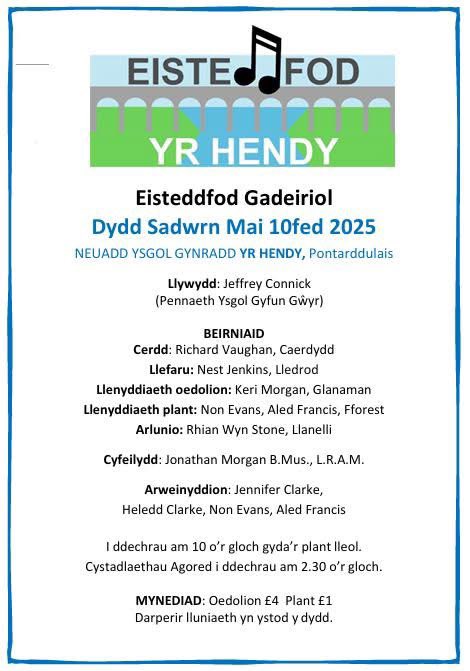 Eisteddfod Gadeiriol yr Hendy tweet media