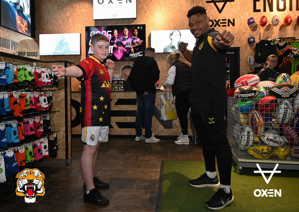 Castleford Tigers (@ctrlfc) on Twitter photo PNG stars on Saturday at <a href="/oxensportsuk/">OXEN Sports UK</a> Store <a href="/Junction32UK/">Junction32UK</a> met fans, posed for photos and signed shirts.
The New Oxen 2025 Tribute Shirt now in stock. PNG stars on Saturday at <a href="/oxensportsuk/">OXEN Sports UK</a> Store <a href="/Junction32UK/">Junction32UK</a> met fans, posed for photos and signed shirts.
The New Oxen 2025 Tribute Shirt now in stock.