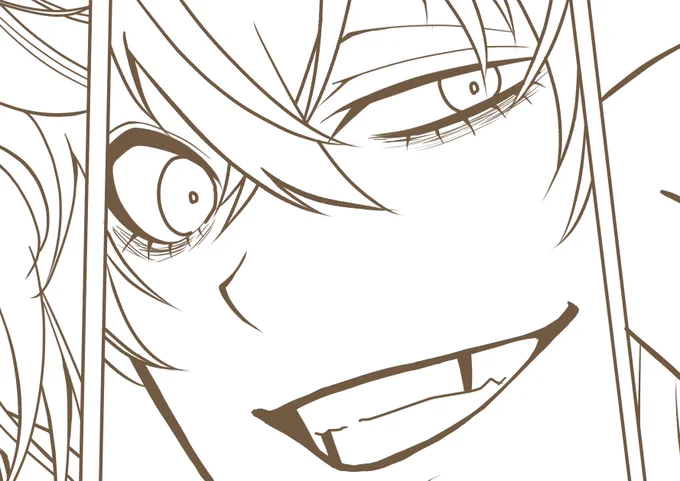 でゅの夢みて勢いで描いたけど色塗りしないで放置したやつ供養。スカの表情描いて満足しちゃった。このスカは相手にしてじっくりコトコトしようとして監に叱られるのを楽しんでます。 