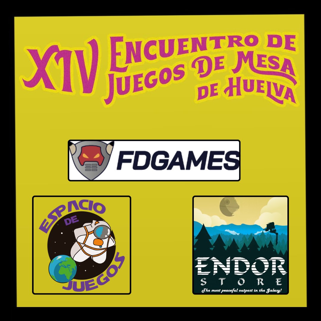 ✨ ¡Os recordamos que tenéis todos los juegos de nuestras jornadas en los stands de nuestras tres tiendas colaboradoras <a href="/espaciodjuegos/">Tienda de Juegos de Mesa | Huelva</a>, <a href="/EndorStore/">Endor Store</a> y FD Games! 🛍️

#HuelvaJuega
#Juegosdemesa