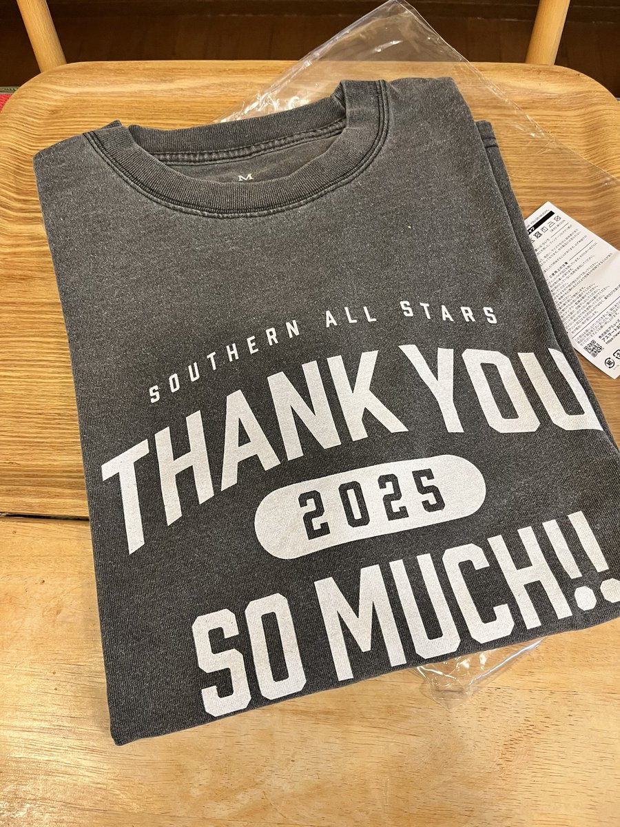 kunirin0920's tweet photo. #thankyousomuch
#サザンオールスターズLIVETOUR2025 
ビンテージTシャツやっと届きました😅 https://t.co/G8pU6Jotrp