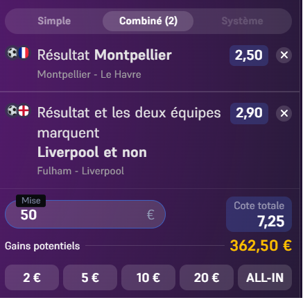 StephPronos24's tweet photo. Mon pari du jour !!!

Souhaitez moi bonne chance en mettant un like et un commentaire ;)

#parisportifgratuit #winamax #unibet #parisportifs #teamparieur https://t.co/NcxKpj06rG
