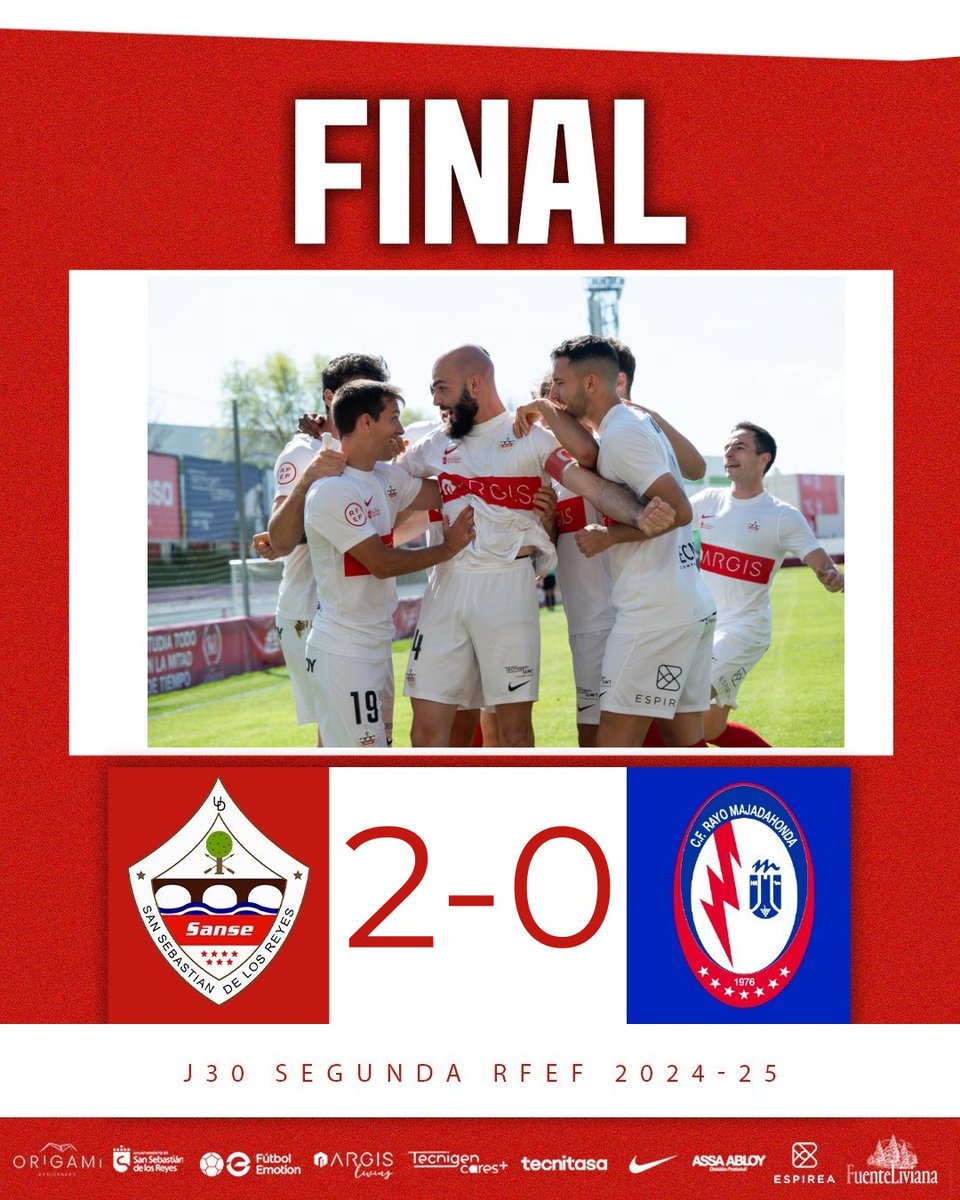 ⌚️90’ | 2️⃣-0️⃣| #SanseMajadahonda

🔥🔥🔥🔥🔥🔥 ¡QUINTA VICTORIA CONSECUTIVA! ¡ESTO NO PARA! ¡VAMOSSSSSSSS!

#VamosSanse 🇲🇨