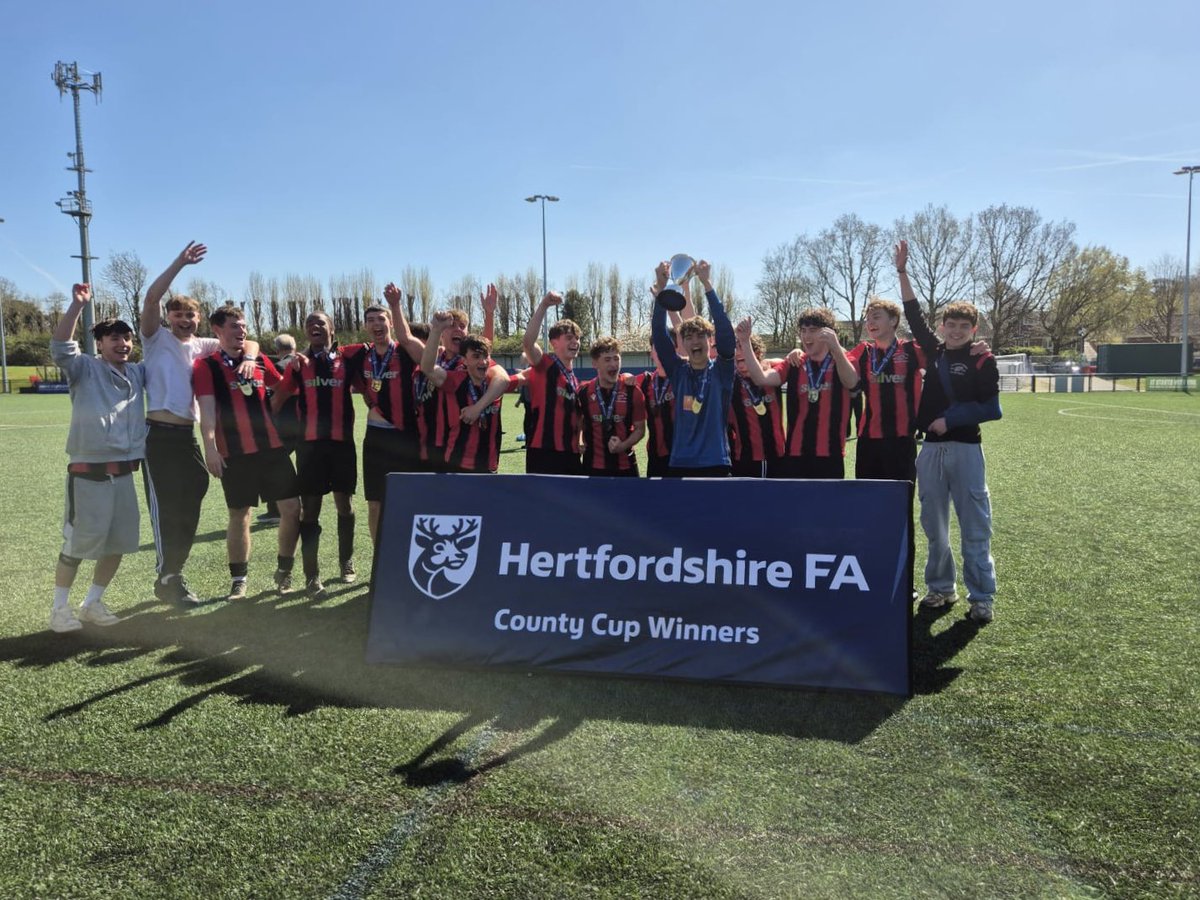 Congratulations to the Winners of the Under 18 Boys Trophy - FC Comets Hitchin 🏆