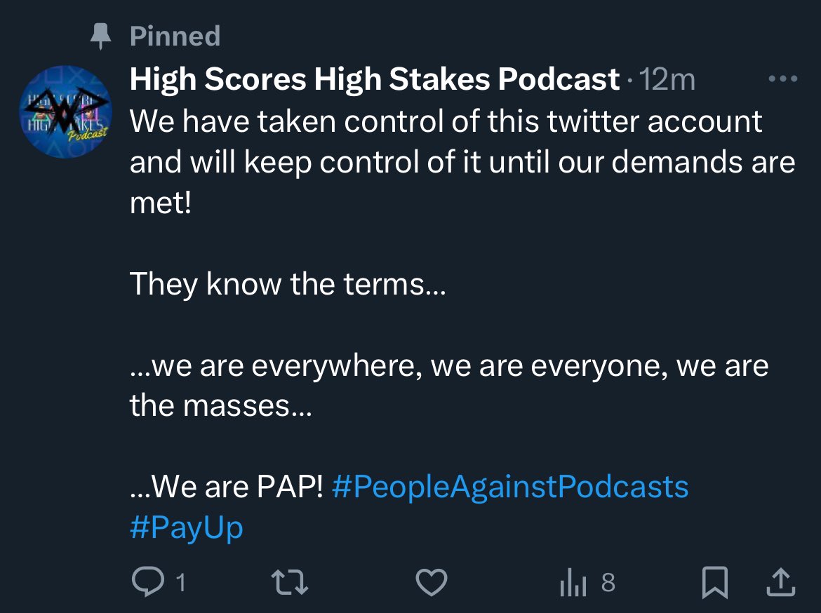 MrLuvvaLuvva (@mr_luvva_luvva) on Twitter photo I wonder if <a href="/DramaAlert/">DramaAlert</a> have heard of People against Podcasts - such a bizarre thing to happen to such a small podcast - yet still ranked #84 best gaming pod in the world!! I wonder if <a href="/DramaAlert/">DramaAlert</a> have heard of People against Podcasts - such a bizarre thing to happen to such a small podcast - yet still ranked #84 best gaming pod in the world!!