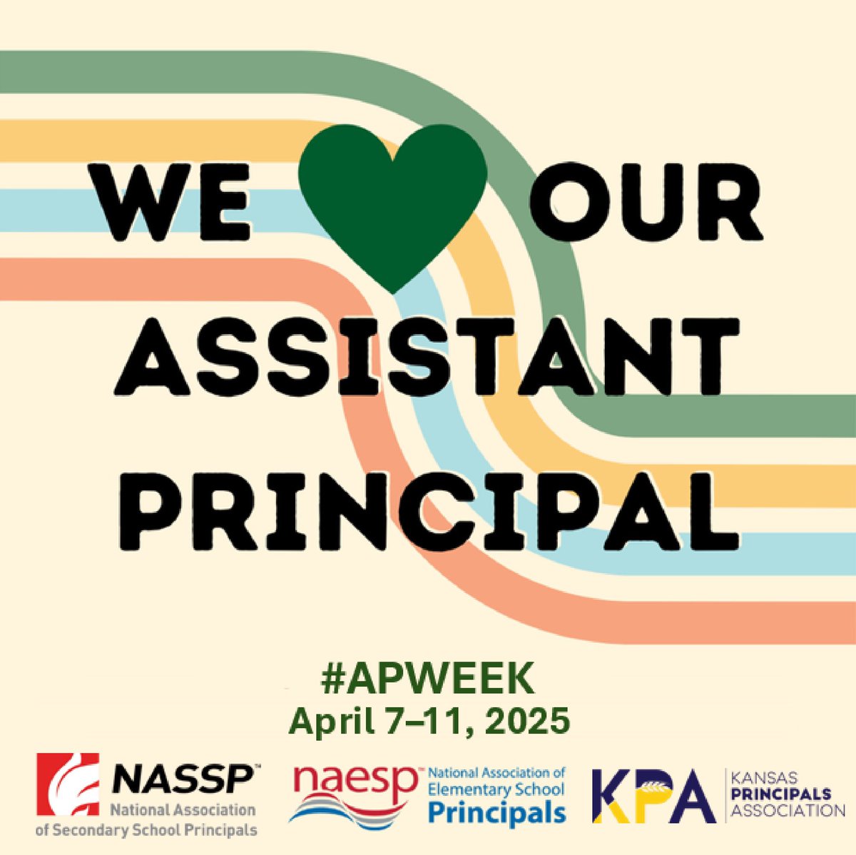 KSPrincipals (@ksprincipals) on Twitter photo This week we recognize the amazing assistant principals we work with every day. The school’s AP works tirelessly on behalf of kids, of staff, and of parents.
Shout out your own AP by tagging <a href="/KSPrincipals/">KSPrincipals</a> and using the #APWEEK hashtag. Let’s hear it for our Assistant This week we recognize the amazing assistant principals we work with every day. The school’s AP works tirelessly on behalf of kids, of staff, and of parents.
Shout out your own AP by tagging <a href="/KSPrincipals/">KSPrincipals</a> and using the #APWEEK hashtag. Let’s hear it for our Assistant