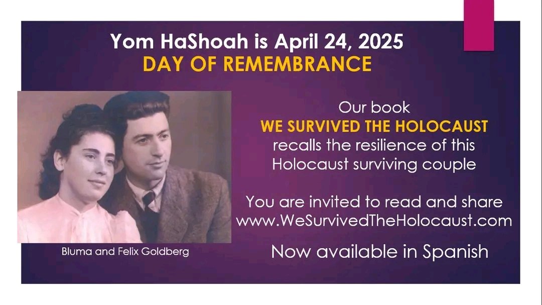 We Survived the Holocaust 
wesurvivedtheholocaust.com  #NeverForget #YomHashoah