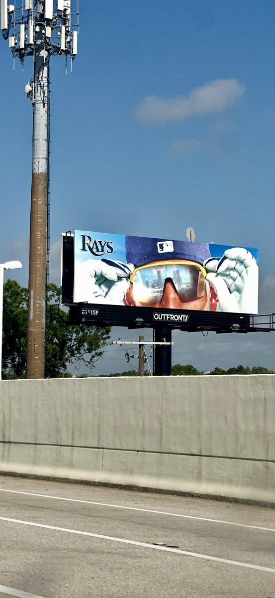This billboard on 275 is fire 🔥  #RaysUp