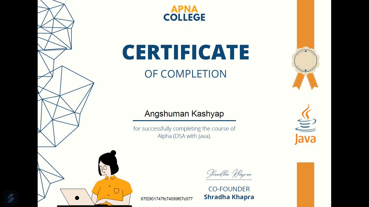 AngshumanSpace's tweet image. From knowing nothing to completing my entire DSA journey in Java, it wouldnโt have been possible without your guidance, @ShradhaKhapra_ .
Thank you so much, Shradha Didi and her team, for being with us throughout the journey. ๐
Forever grateful. โค๏ธ
#DSAinJava #Software
