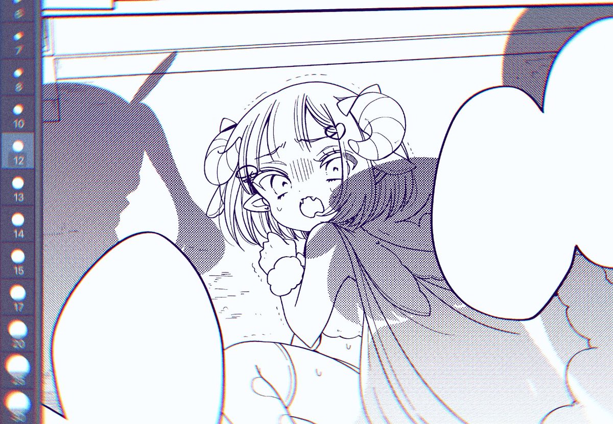 ネームOK来たので原稿〜🎒🪄✨ 
