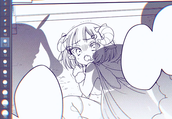ネームOK来たので原稿〜🎒🪄✨ 