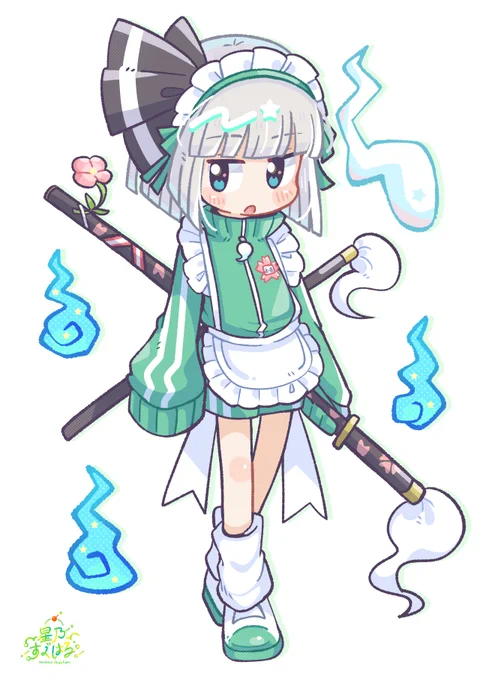 よーむの日#4月6日は妖夢の日 #東方Project #魂魄妖夢 