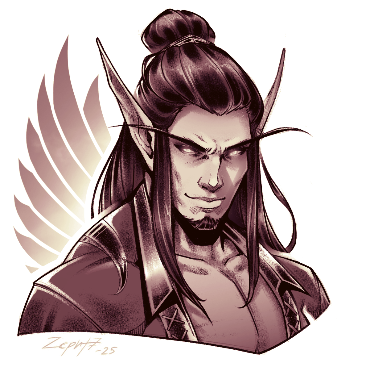 We are paladin-enjoyers in this house ❤️‍🔥🪽Elise Dawnflame for <a href="/RadiantAmby/">Amby</a> &amp; Vyn'toras Del'valas for <a href="/TiddyBandito/">Ava's Art Corner</a> #worldofwarcraft #paladin #artistsontwitter