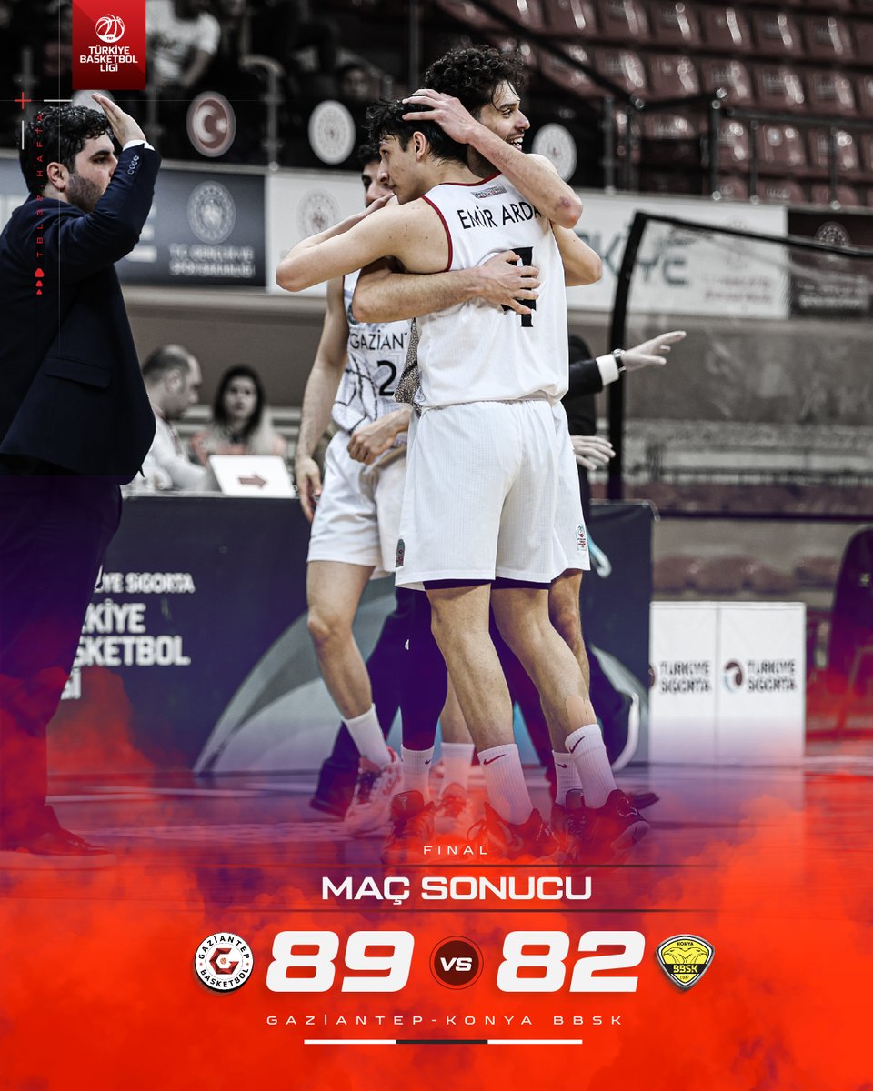 Maç Sonucu 🔥🦾 | Gaziantep 89 - 82 Konya BBSK #BirlikteGüçlüyüz