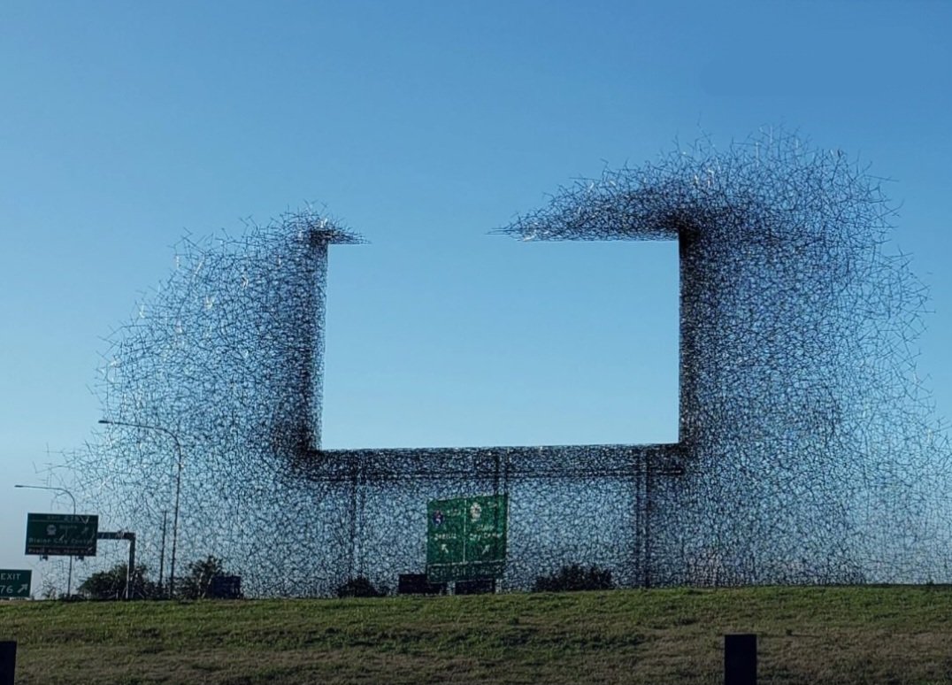 ScenicJax's tweet image. What's the value of open space on our horizon? "Non Sign II" in Blaine, WA was created by artists in 2010 to highlight the negative impact of ubiquitous billboards. Rather than compete with the landscape for attention, it provides a framework for viewers to appreciate the skies.