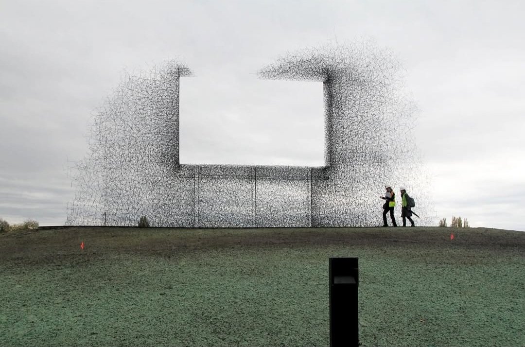 ScenicJax's tweet image. What's the value of open space on our horizon? "Non Sign II" in Blaine, WA was created by artists in 2010 to highlight the negative impact of ubiquitous billboards. Rather than compete with the landscape for attention, it provides a framework for viewers to appreciate the skies.