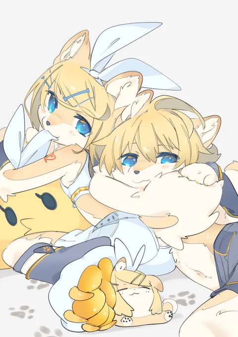 鏡音わんわん 