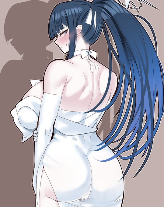 サオリドレスrkgk
#ブルーアーカイブ 