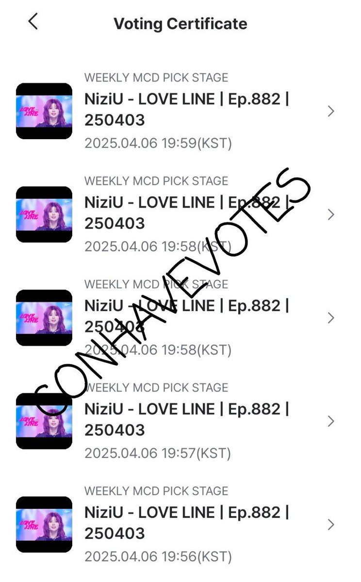 conhavevotes's tweet photo. 10 Mnet votes were successfully voted to #NiziU on MCD Weekly Pick Stage. Congratulations WithU! https://t.co/fQD33w31QS