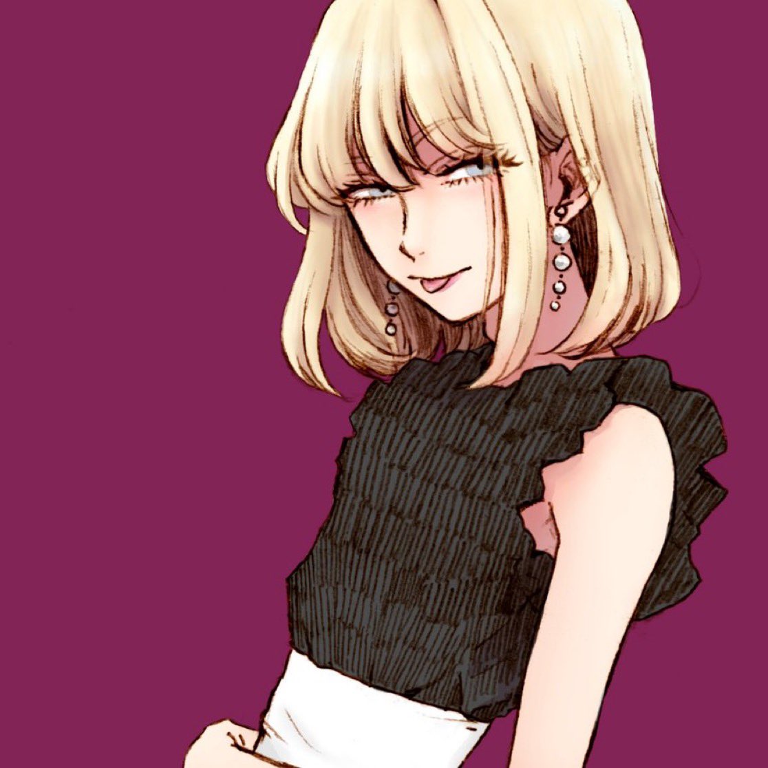 瞳のお色味によって三白眼に見えるの
よい 