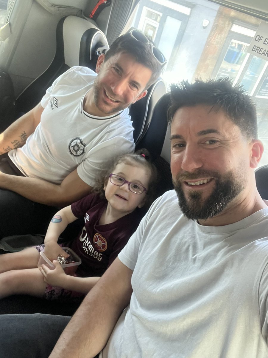 The Borders Hearts main bus also on route to Tynie for the fans not participating in the prawn sandwich brigade! 😂 huge game today! Mon the Hearts!!! ♥️🇱🇻👏🏼