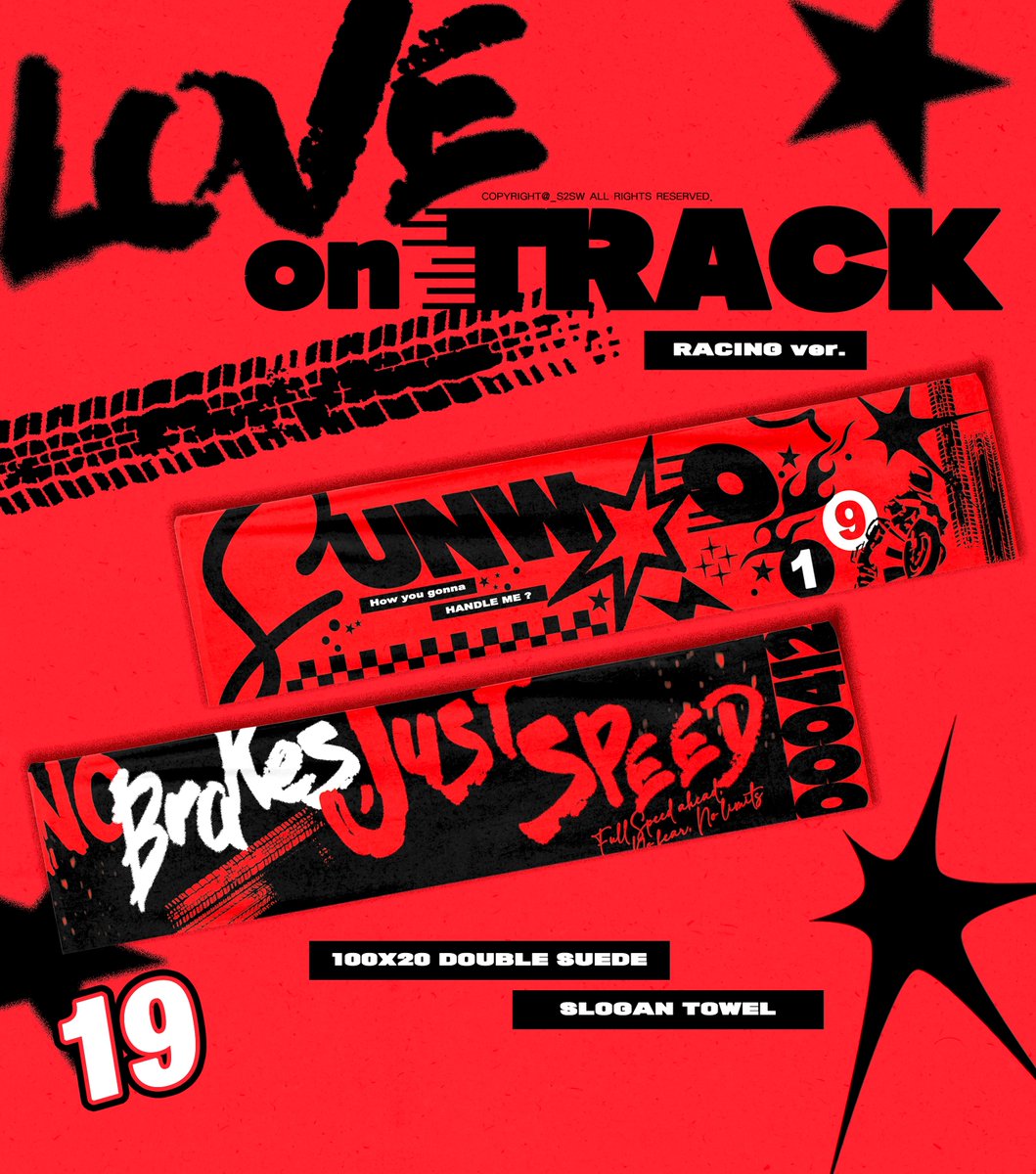 🏁 𝗟𝗢𝗩𝗘 𝗢𝗡 𝗧𝗥𝗔𝗖𝗞

𝟤𝟢𝟤𝟧 𝖲𝖴𝖭𝖶𝖮𝖮 𝖡𝖨𝖱𝖳𝖧𝖣𝖠𝖸 𝖤𝖵𝖤𝖭𝖳

★ 사랑하는 선우의 생일을 기념하여 ‘더블 스웨이드 양면 타올 슬로건(RACING ver.)’을 나눔합니다

#RT 추첨 4분께 ‘선우 타올 슬로건’을 보내드립니다