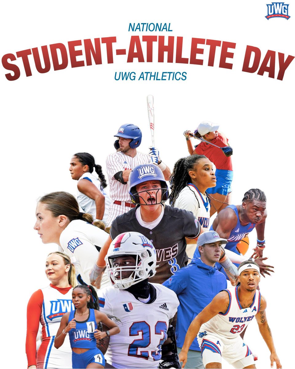 On the field ➕ in the classroom

UWG Athletics is proud to recognize our student-athletes‼️

#WeAreOne