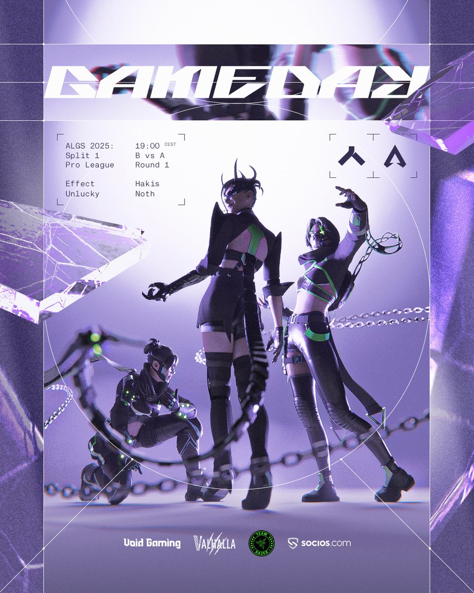 #ALGS PRO LEAGUE IS BAAAAAAAACK🫨🫨

19:00 CEST the boys and their P2020's hit your screens!🤠