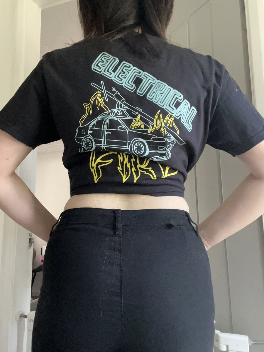Elladevries13's tweet photo. @camerondomasky my electrical fire merch arrived today it’s safe to say I’m in loveeeeee ❤️ https://t.co/d2CETLoLvA