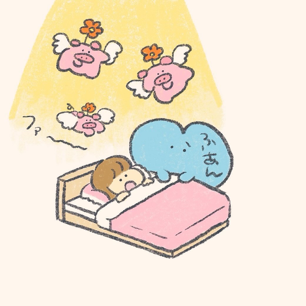「不安があっても大丈夫。きみも大丈夫になれるよ。 」|もくもくちゃん🐰POPUP開催中のイラスト