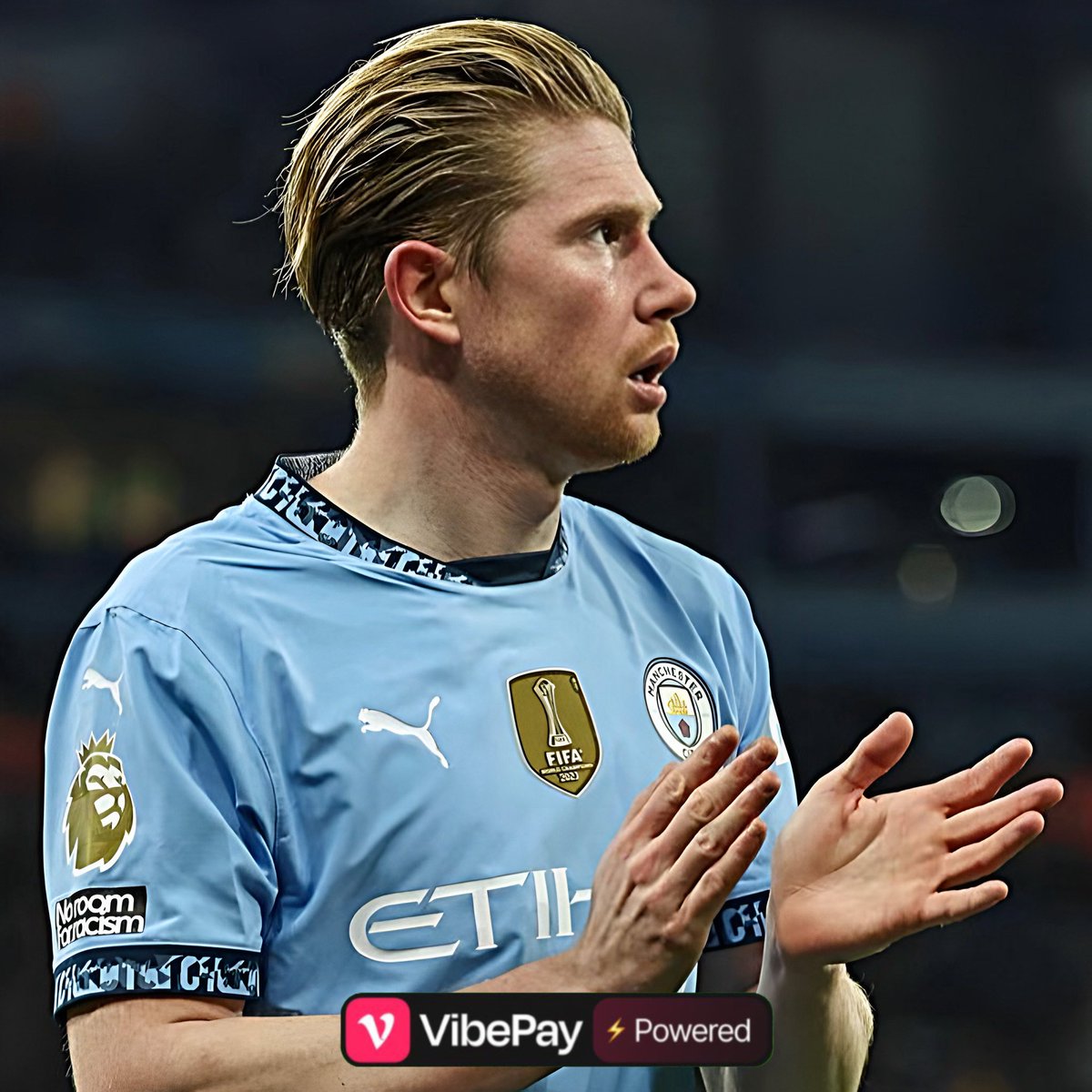 mcfc_lads's tweet image. If Kevin De Bruyne scores in his FINAL EVER #ManchesterDerby today, we’ll give away £100…💰 

Simply RT and follow @mcfc_lads &amp;amp; @VibePay to enter. 🤝