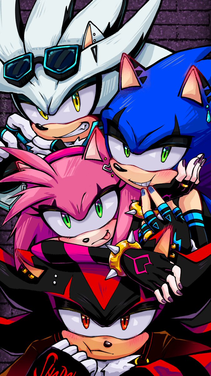Grunge Punk S.A.S.S Wallpaper!
(Tap to full pic)
#SonicTheHedgehog #amyrosethehedgehog #ShadowTheHedgehog #silverthehedgehog